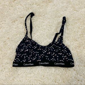 Calvin Klein Star Print Sports Bra
